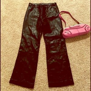 Banana Republic leather pants .🖤🖤🖤